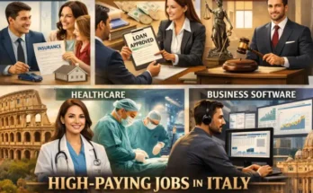 High-Paying Jobs in Italy: Opportunities in Insurance, Loans, Legal, Healthcare, and Business Software